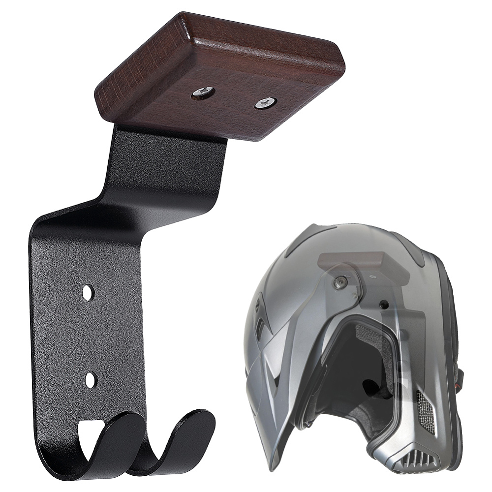 Motorcycle Gear Display Rack - Penyangga Helm Motor Hitam, Rak Perlengkapan