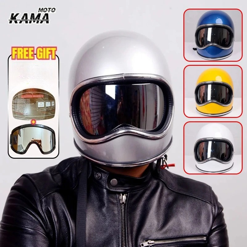 Motorcycle Gear Japan - Helm Motor HOT Cangkang Fiberglass Helm