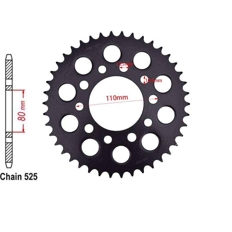 Motorcycle Gear Japan - Rantai Sepeda Motor 525 16T Depan