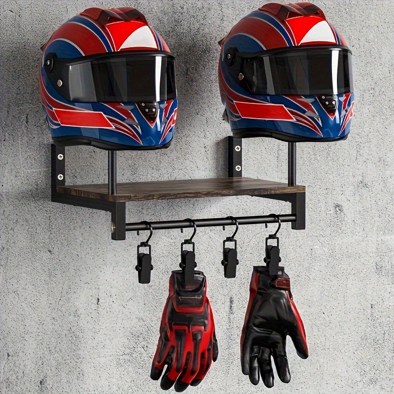 Motorcycle Gear Display Rack - Rak Pajangan Helm dan Perlengkapan Motor