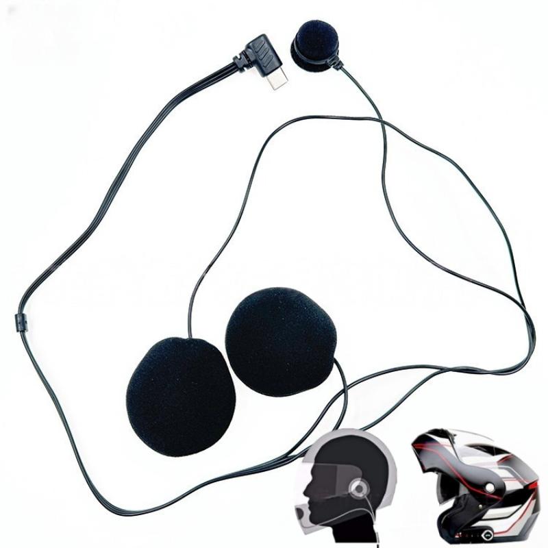Helmet Full Face - 1 Buah Mikrofon Headset Helm Full