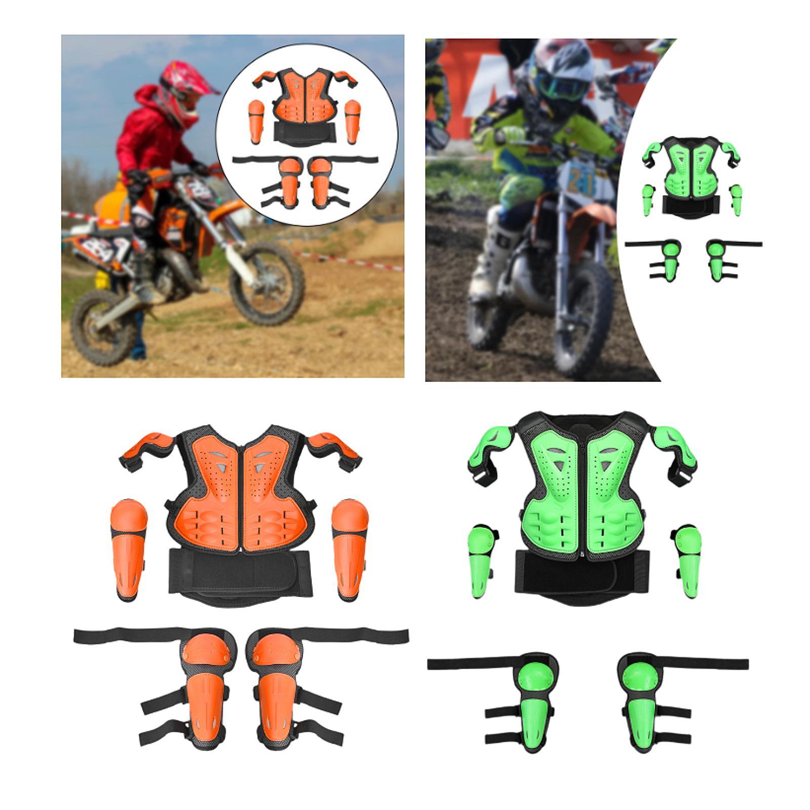 Motorcycle Gear For Kids - Set Perlengkapan Motorcross Anak, Rompi Pelindung