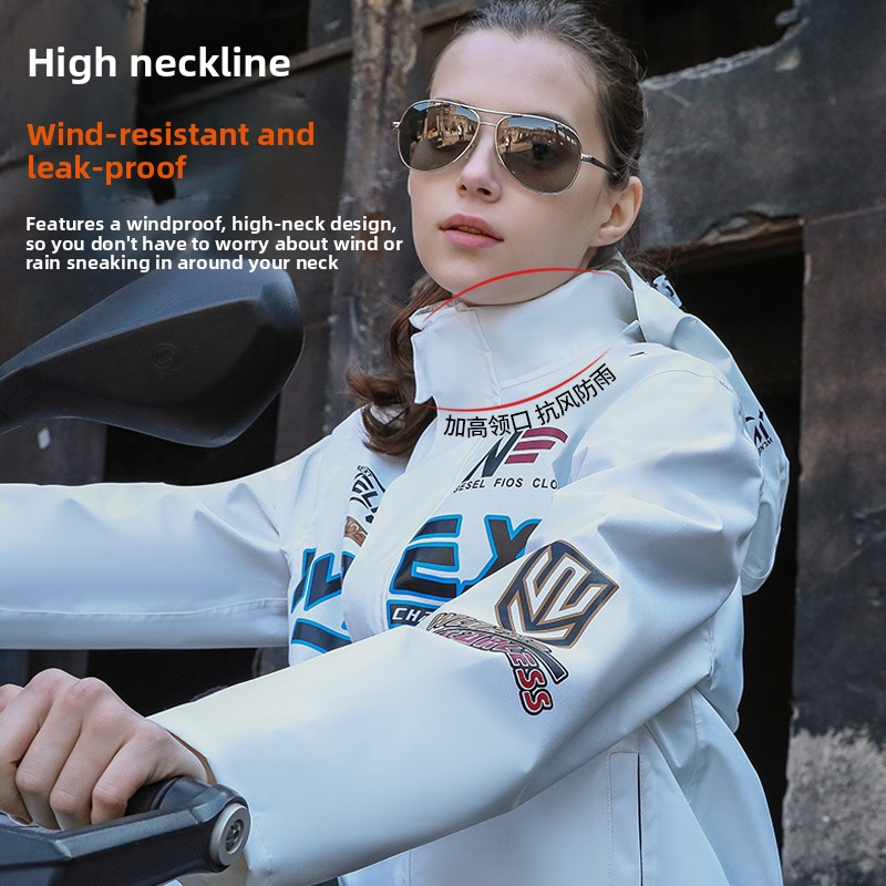 Jas Hujan Sepeda Motor Pria Ba - Motorcycle Gear White ulasan dan harga
