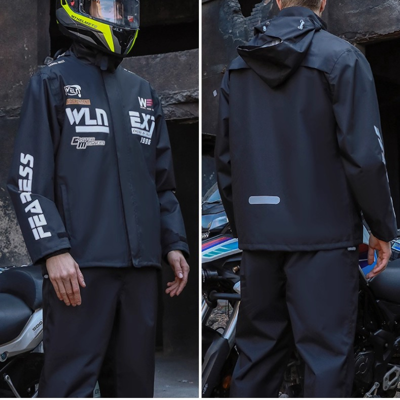 Jas Hujan Sepeda Motor Pria Ba - Motorcycle Gear White ulasan dan harga