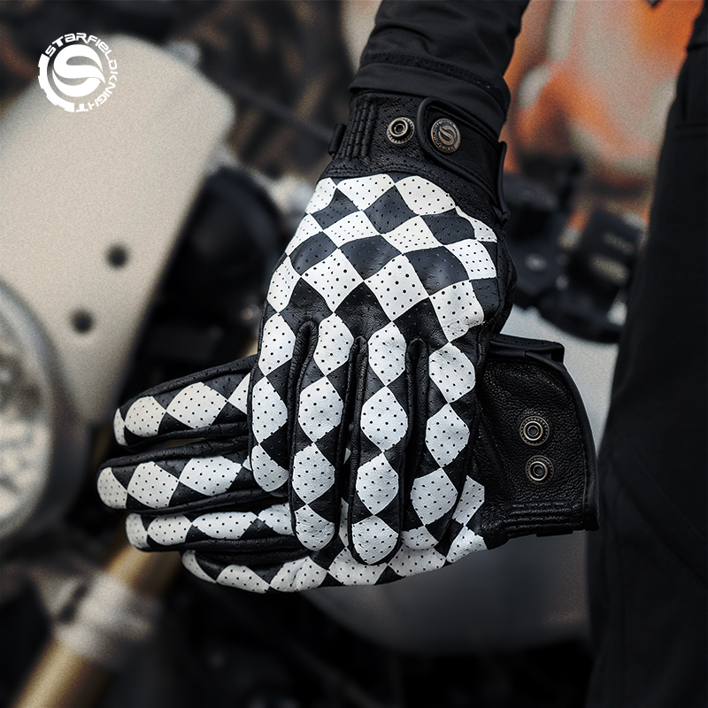 Sarung Tangan Motor Star Field - Motorcycle Gear White ulasan dan harga