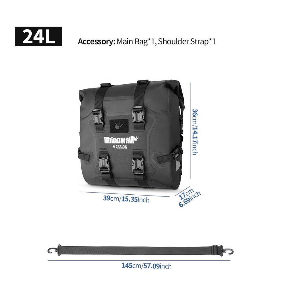 Tas Samping Motor Anti Air Rhi - Motorcycle Gear Travel Bag ulasan dan harga