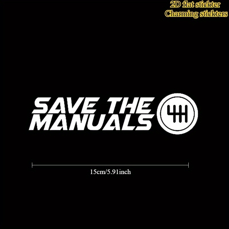 1 Buah Stiker Vinyl Save The M - Motorcycle Gear White ulasan dan harga