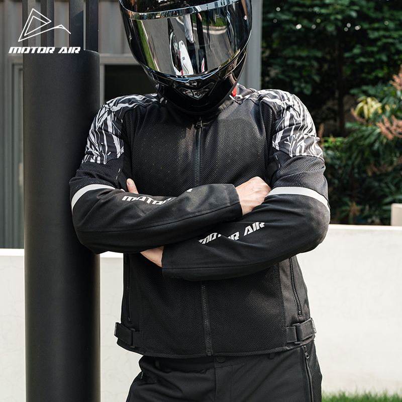 Jaket Motor Hitam & Putih Paka - Motorcycle Gear White ulasan dan harga