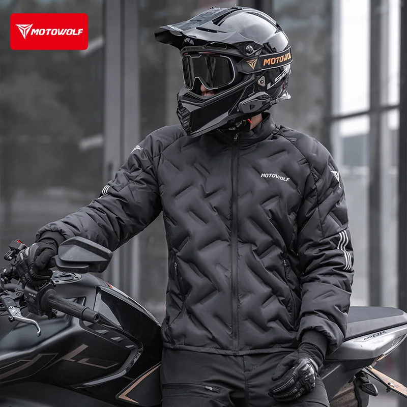 Jaket Motor Musim Dingin Tahan - Motorcycle Gear White ulasan dan harga