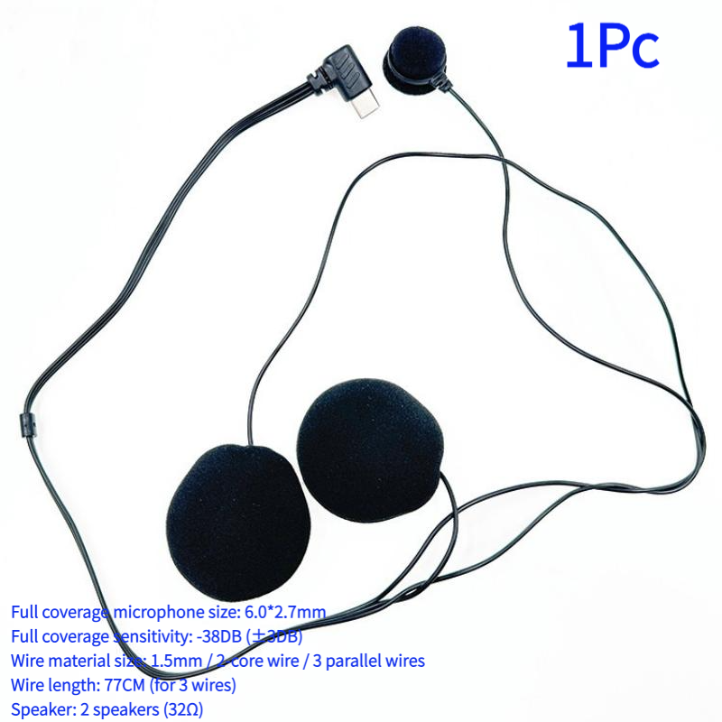 1 Buah Mikrofon Headset Helm F - Helmet Full Face ulasan dan harga